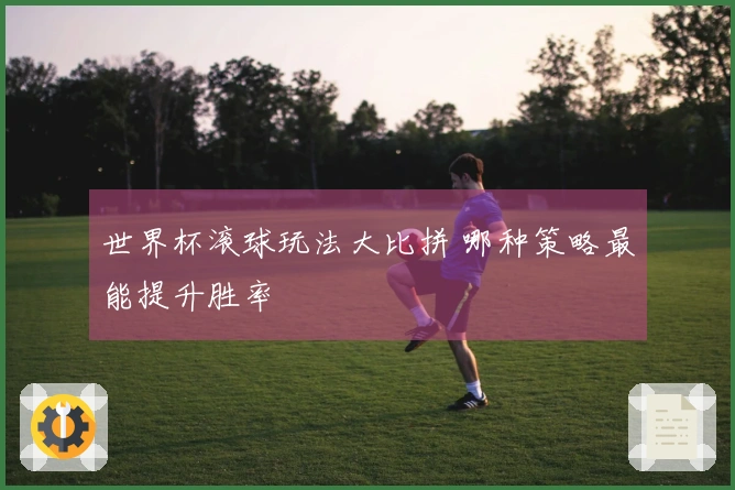 世界杯滚球玩法大比拼 哪种策略最能提升胜率