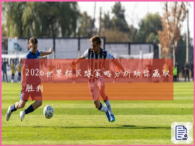 2026世界杯买球策略分析助你赢取胜利